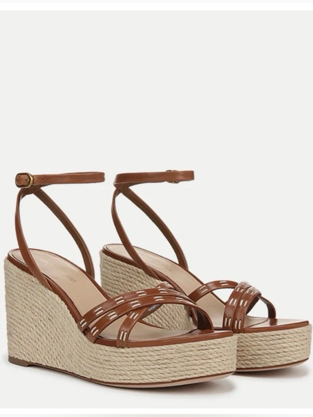 Veronica Beard Women Philene Espadrille Platform Wedge Sandals US 10 UK 8 EU 41